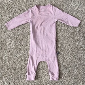 RAGS essential baby girls romper peekabooty purple one piece outfit 0-3 months